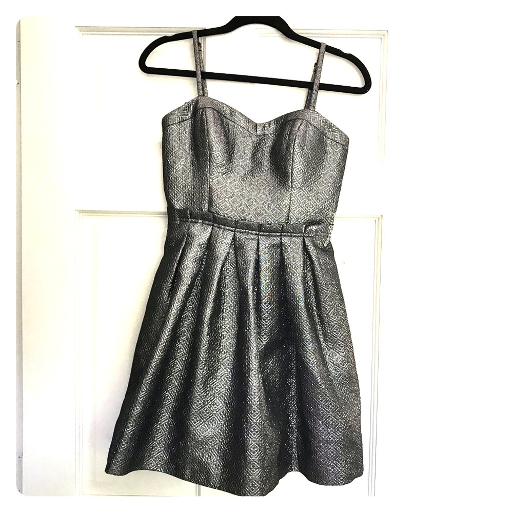 Guess Allison Metallic Sweetheart Dress Size 4